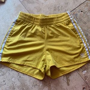 adidas yellow shorts womens adidas yellow shorts womens